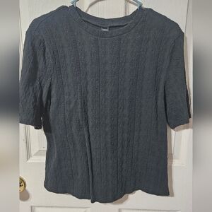 Shein Curve Textured Top